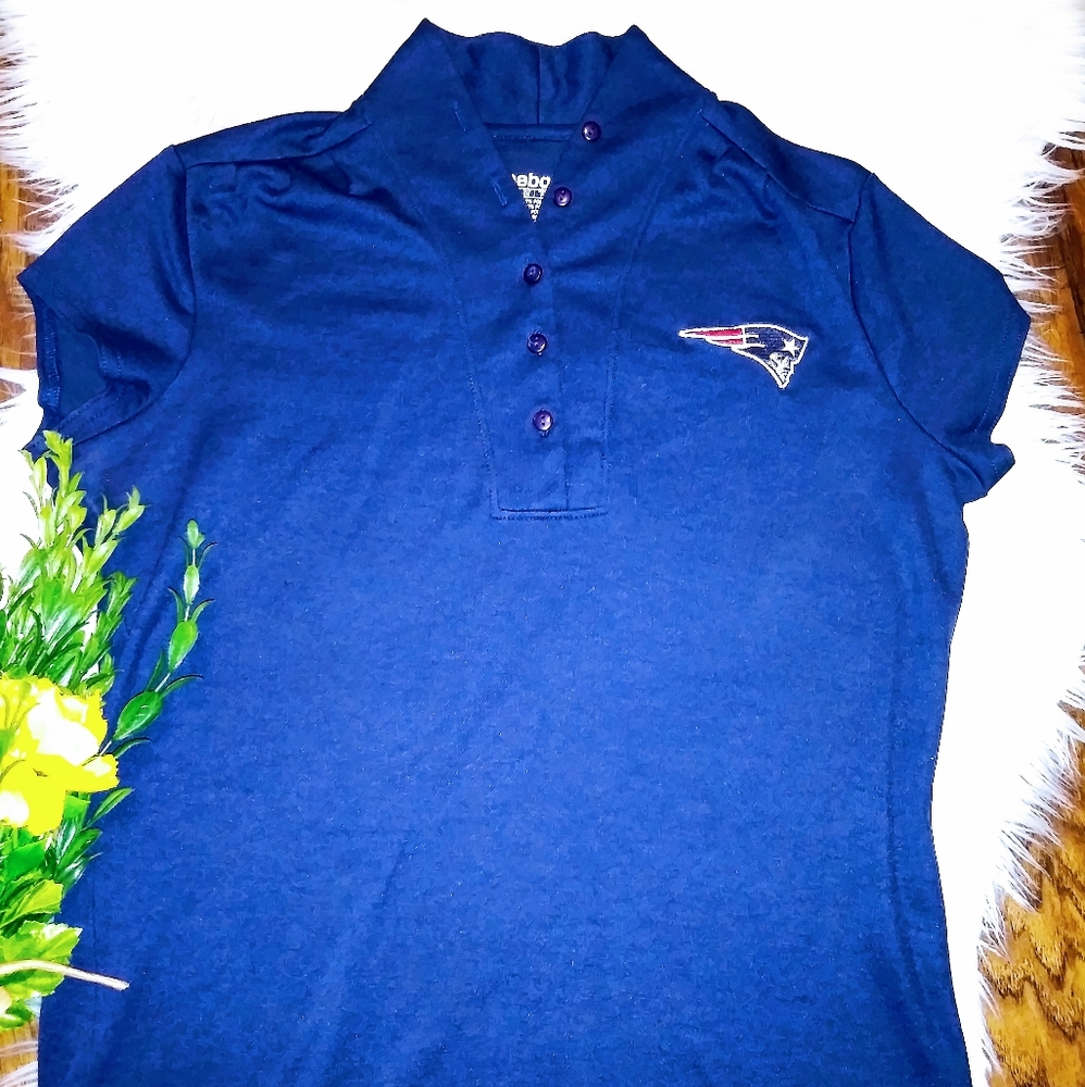 Reebok New England Patriots mock neck top